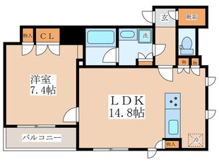 REGALIZ月島BAYSIDE COURT(704)の物件間取画像